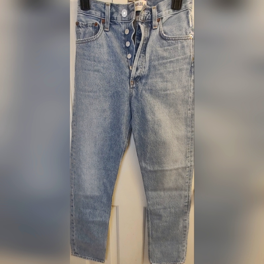Agolde Women's US 23 90'S Pinch Waist High Rise Straight vintage indigo wash